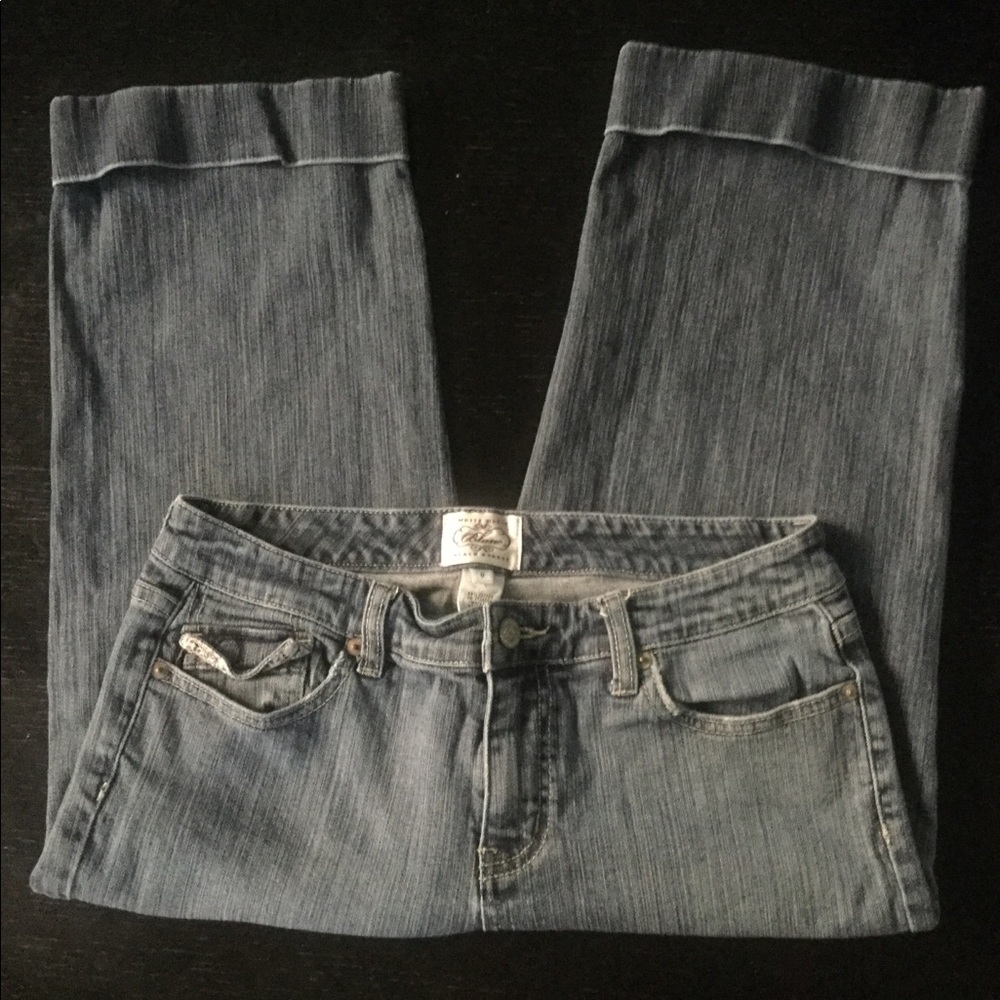 White House Black Market Blanc Capri